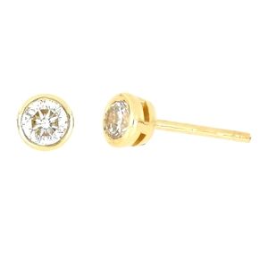 Bony Levy 14k diamond stud earrings